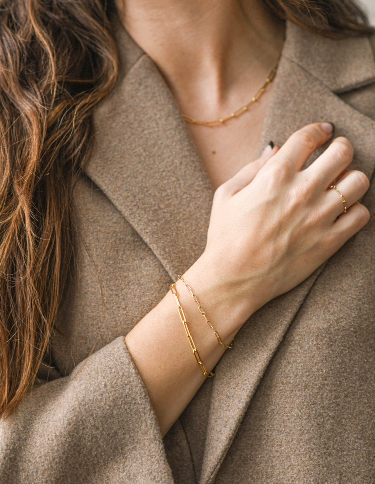 Chain Link Bracelet // 14k GF or Sterling