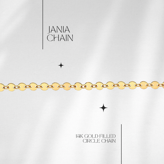 Jania Circle Chain in 14k gf // RESERVATION  for IN-PERSON Permanent Jewelry