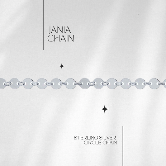 Jania Circle Chain in Sterling // RESERVATION  for IN-PERSON Permanent Jewelry