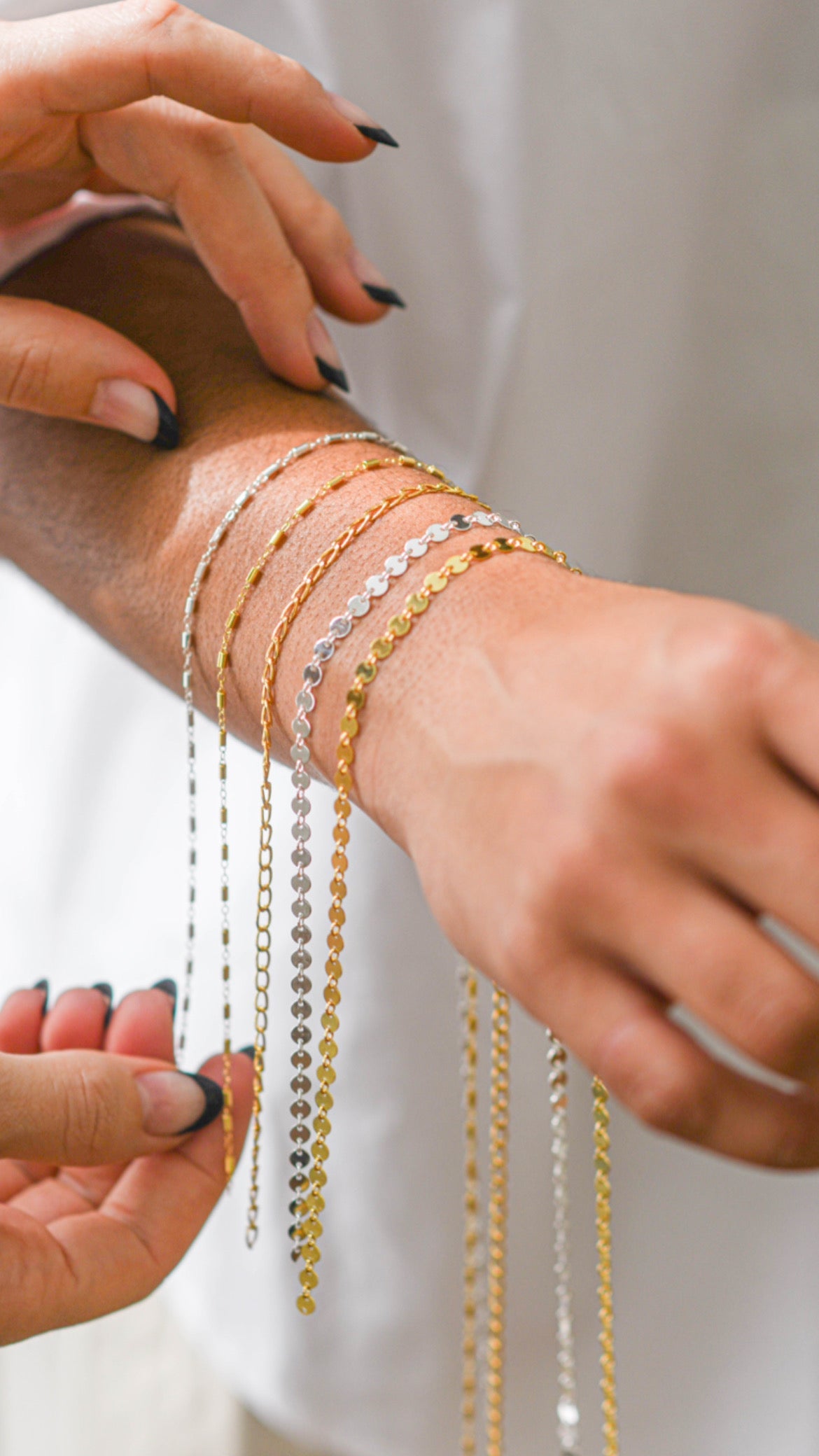 Raja Chain in Sterling // RESERVATION  for IN-PERSON Permanent Jewelry