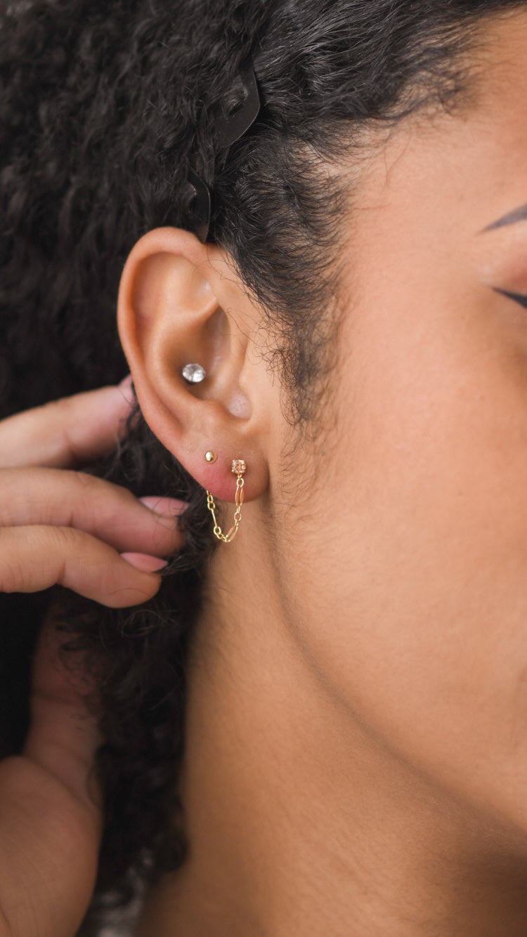 Sadia Loop Connector // Ear Stack Collection