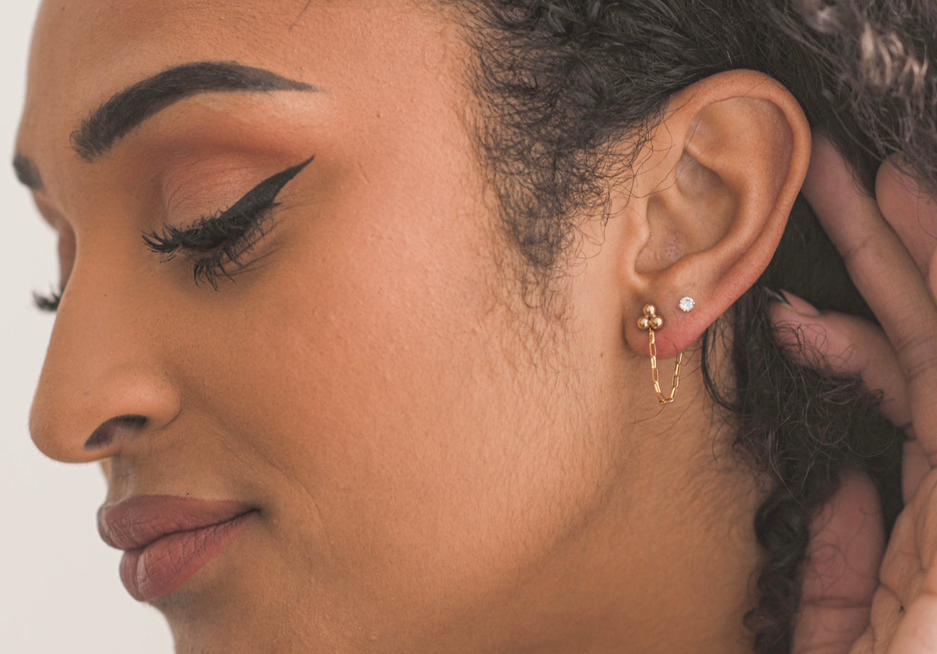 Amina Loop Connector // Ear Stack Collection