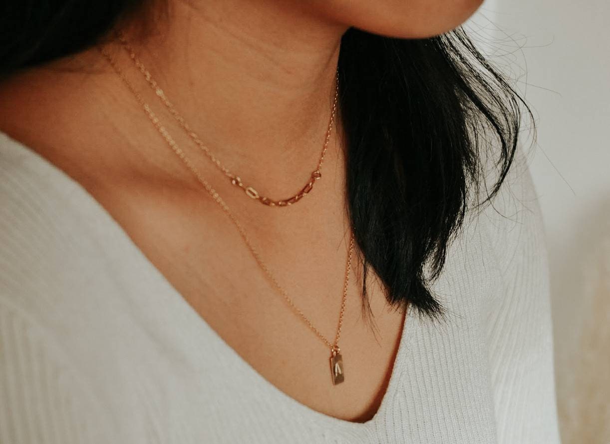 Silvana Link Necklace // 14k GF or Silver