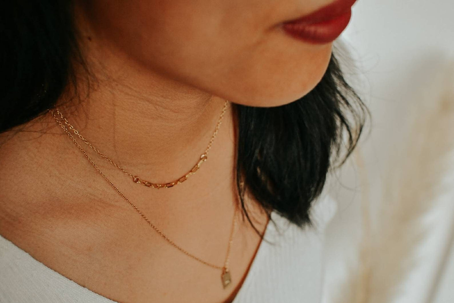 Silvana Link Necklace // 14k GF or Silver