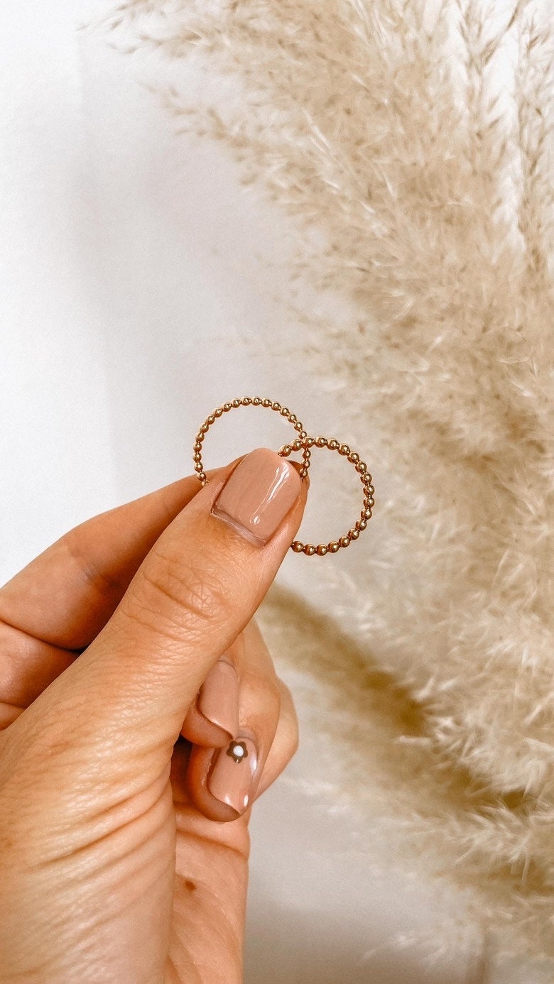 Bubble Ring // Sterling or 14k GF // Holiday Drop